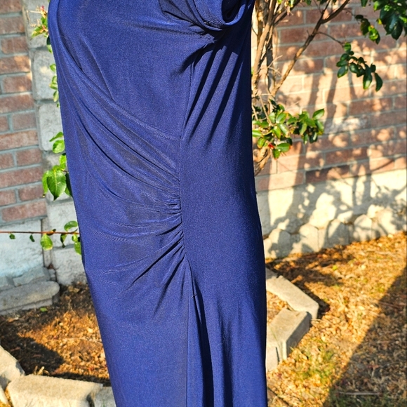JBS navy jeweled dress - Picture 2 of 8